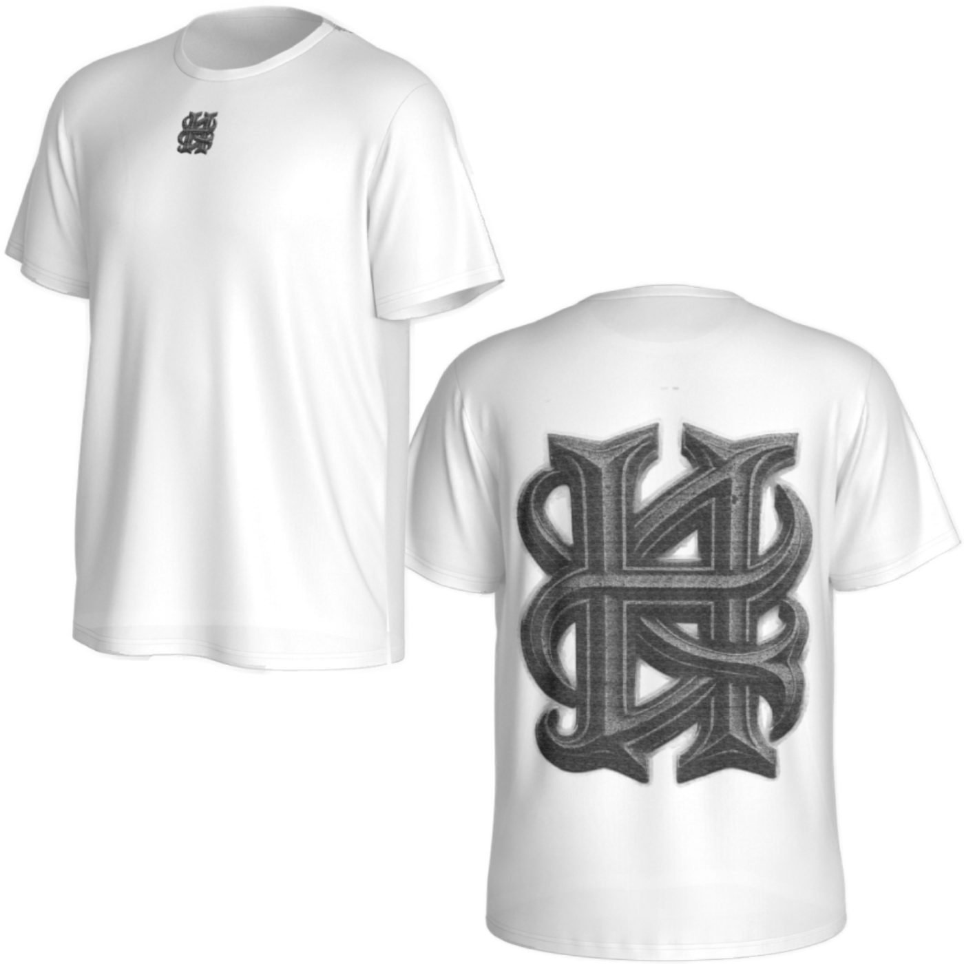 Hades Apparel White Vintage Men's Split Hem Sun Protection T-Shirt