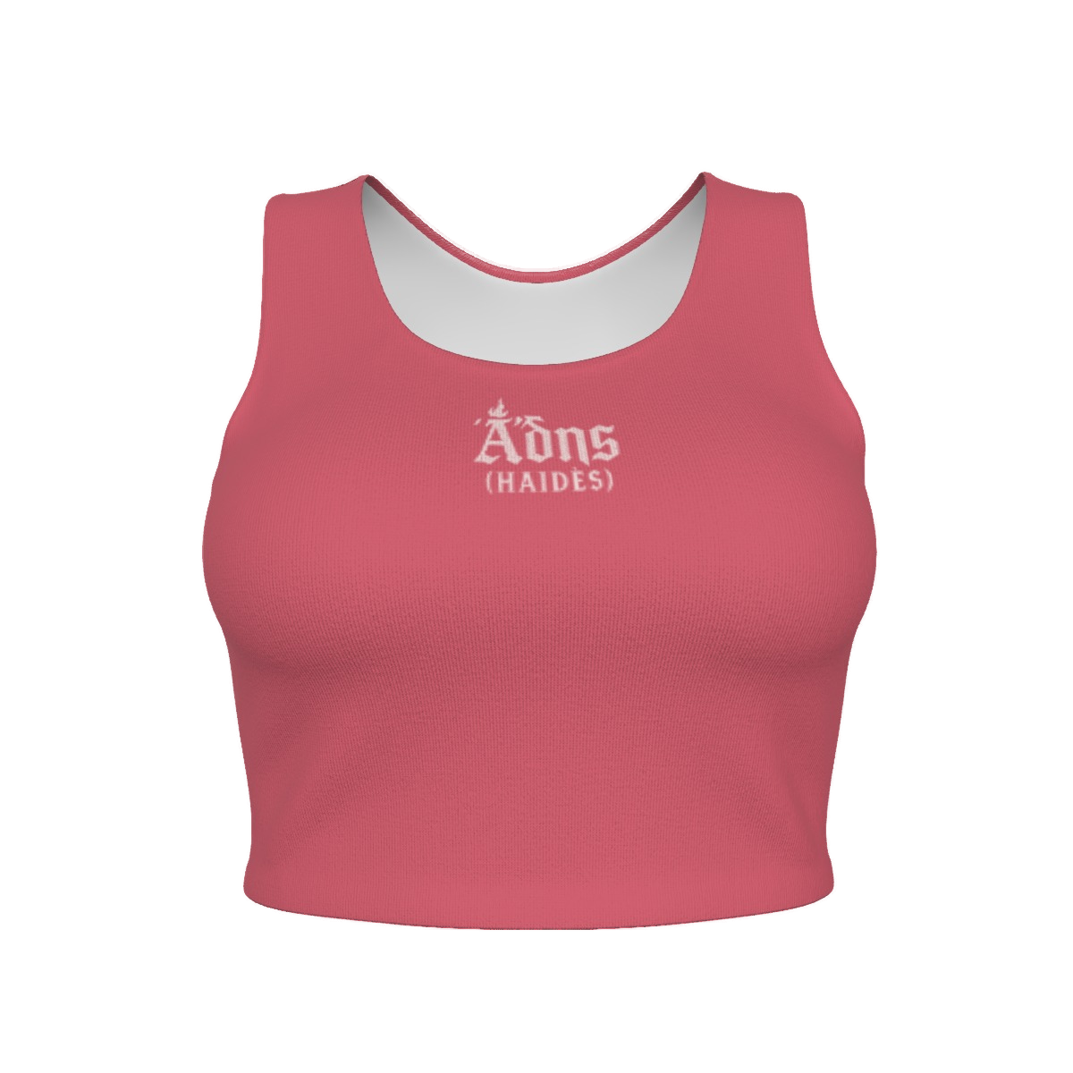 Hades Apparel All-Over Print Women's Sport Crop Tank Top