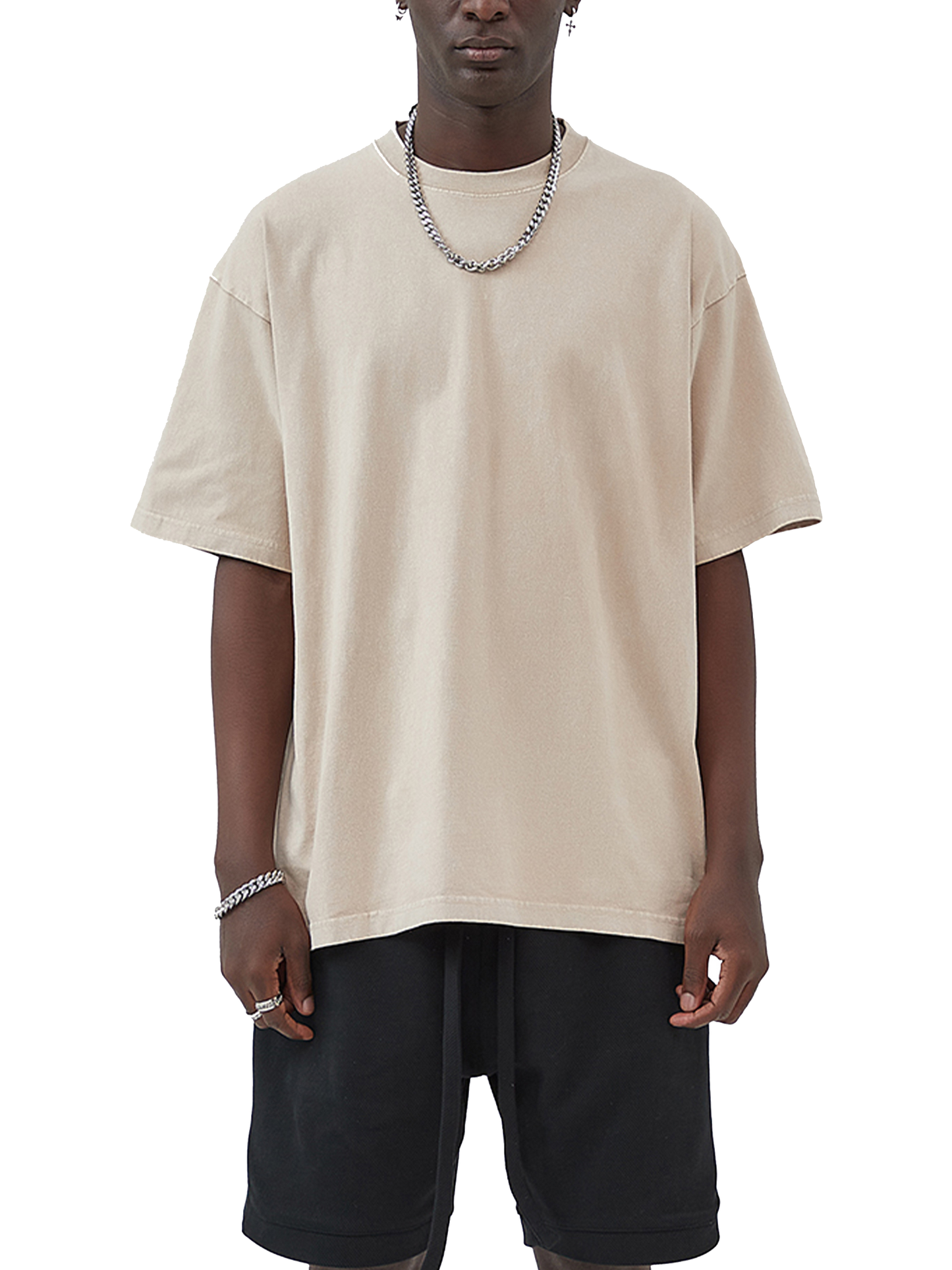 Hades Apparel "RESTRICTED" Acid Wash Oversize T-Shirt - 250 GSM