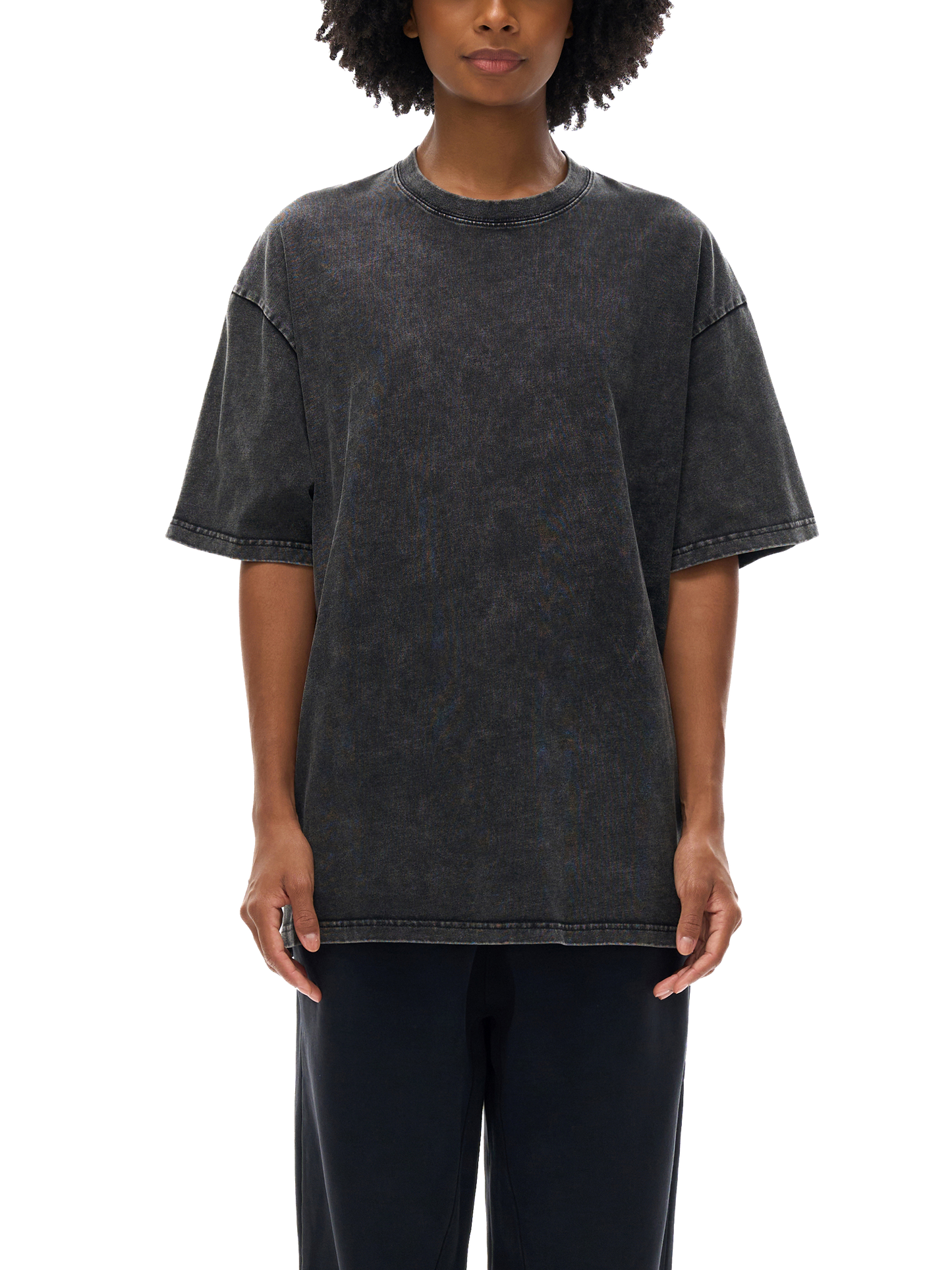 Hades Apparel "RESTRICTED" Acid Wash Oversize T-Shirt - 250 GSM