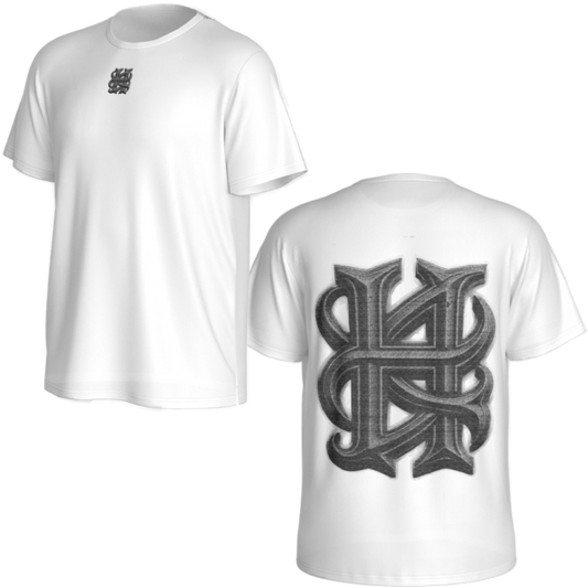 Hades Apparel White Vintage Men's Split Hem Sun Protection T-Shirt