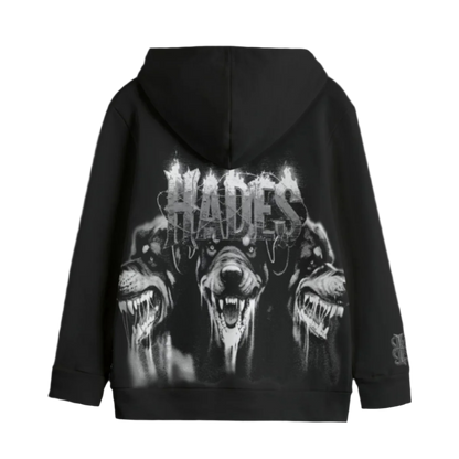Hade Apparel Black Vintage Unisex Kid's Pullover Hoodie | 310GSM Cotton