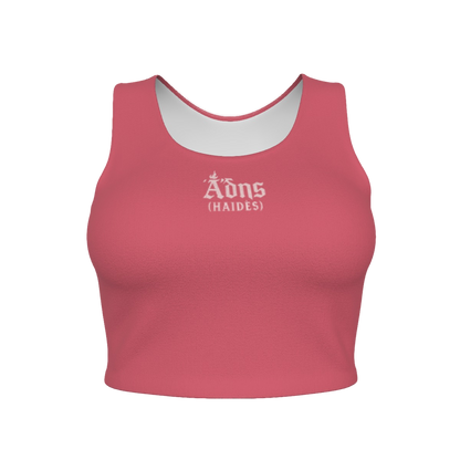 Hades Apparel All-Over Print Women's Sport Crop Tank Top