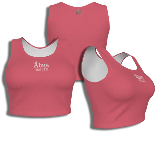 Hades Apparel All-Over Print Women's Sport Crop Tank Top