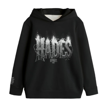 Hade Apparel Black Vintage Unisex Kid's Pullover Hoodie | 310GSM Cotton
