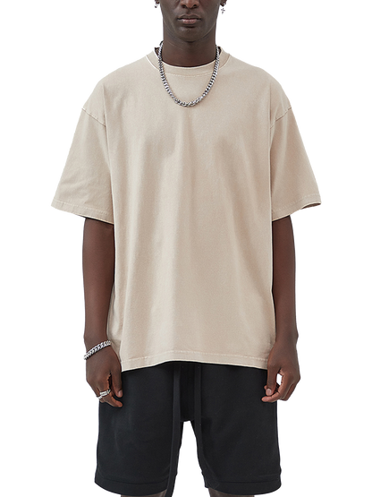 Hades Apparel "RESTRICTED" Acid Wash Oversize T-Shirt - 250 GSM