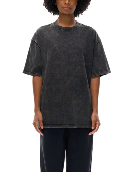 Hades Apparel "RESTRICTED" Acid Wash Oversize T-Shirt - 250 GSM